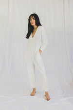 Lou Jumpsuit in Ivory