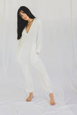 Lou Jumpsuit in Ivory