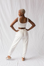 Alpine Fleece Cameron Jogger Pant in True White